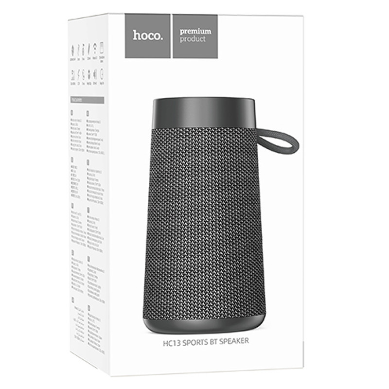 Hoco HC13 » Boxa portabila, TWS, BT 5.0 Wireless, 5W, Sports, Gray