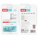 XO Incarcator Retea + Cablu MicroUSB, 2.4A, 1xUSB-A, QC 3.0, White