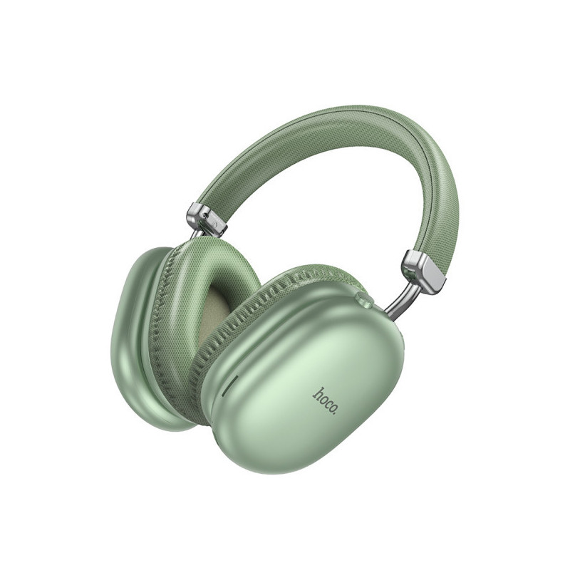 Hoco W35 Max - Casti Wireless, Over Ear, BT 5.3, Stand-By 200h, 800mAh, suport card, Joy | Blue Sky