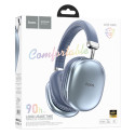 Hoco W35 Max - Casti Wireless, Over Ear, BT 5.3, Stand-By 200h, 800mAh, suport card, Joy | Blue Sky