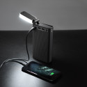 Hoco J62 Baterie Externa, 3xUSB-A, Wireless Charging, lampa LED, 30.000 MAh, Black