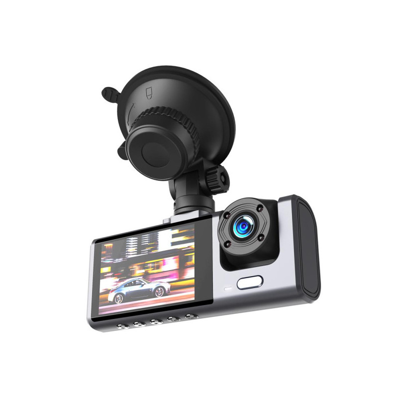 XO XJ03 Camera video Auto, Dual, Fata Spate Habitaclu, HD 1080, Black