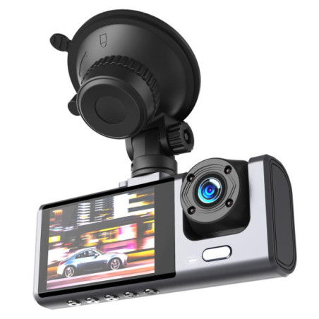 XO XJ03 Camera video Auto, Dual, Fata Spate Habitaclu, HD 1080, Black