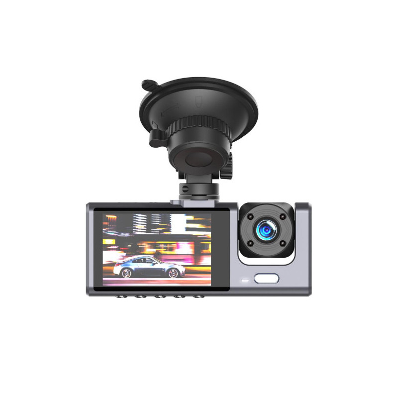 XO XJ03 Camera video Auto, Dual, Fata Spate Habitaclu, HD 1080, Black