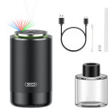 XO Umidificator auto, Aromatherapy, difuser si lumina ambientala, 300mAh, 50ml, Black