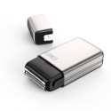 XO Aparat de ras barba, portabil, Double Blade, 5W, Waterproof, Crome Silver