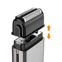 XO Aparat de ras barba, portabil, Double Blade, 5W, Waterproof, Crome Silver