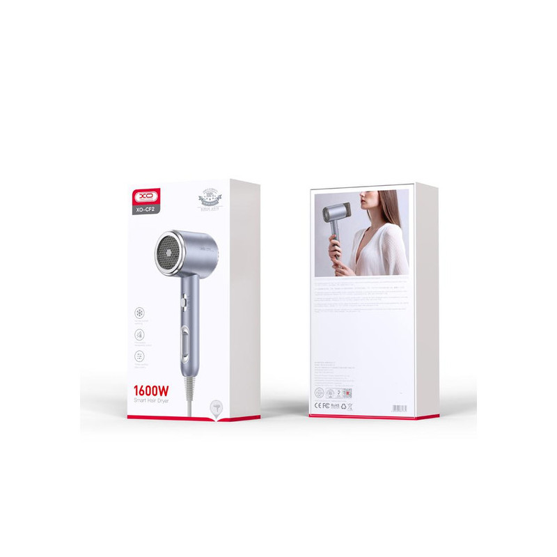 XO Uscator de par, 1600W, Control Temperatura | Blue