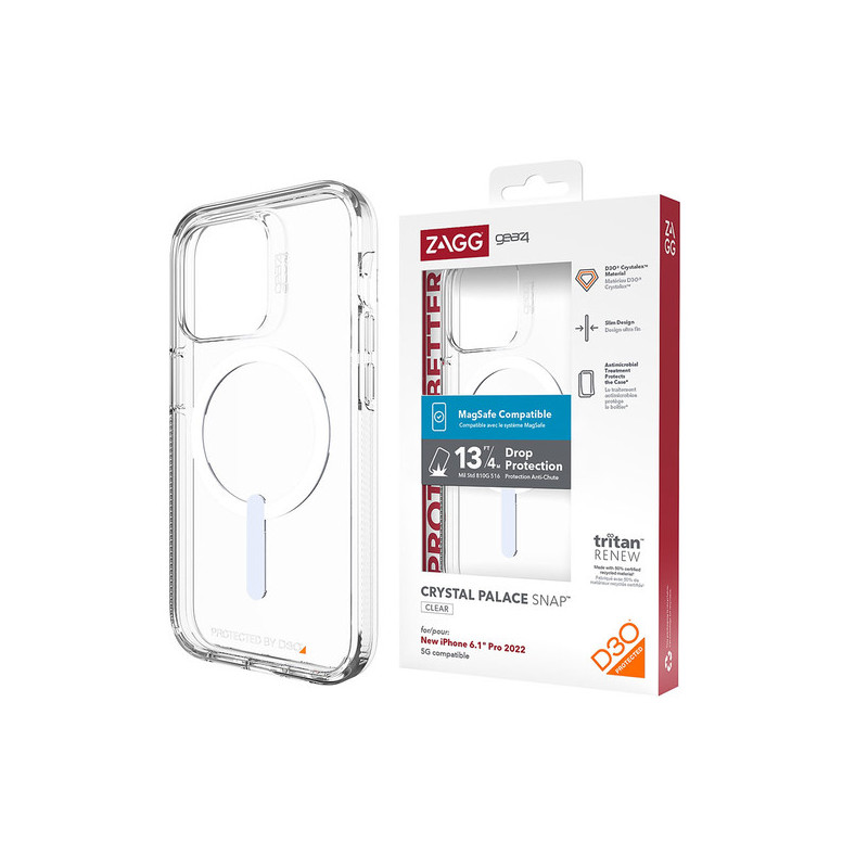 Husa gear4 iPhone , ShockProof cu MagSafe, Clear