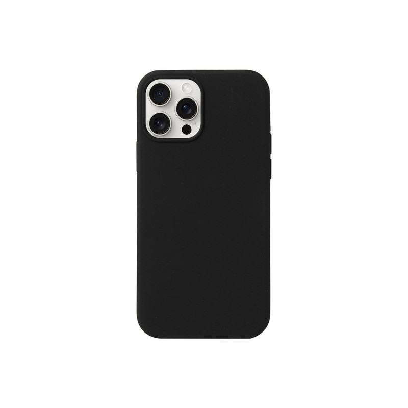 Husa silicon Thin - iPhone - MicroFiber, Black