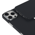Husa Kevlar » iPhone 16 Pro, Aramid Fiber, MagSafe UltraThin, Black
