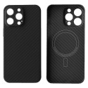 Husa Kevlar » iPhone 16 Pro, Aramid Fiber, MagSafe UltraThin, Black